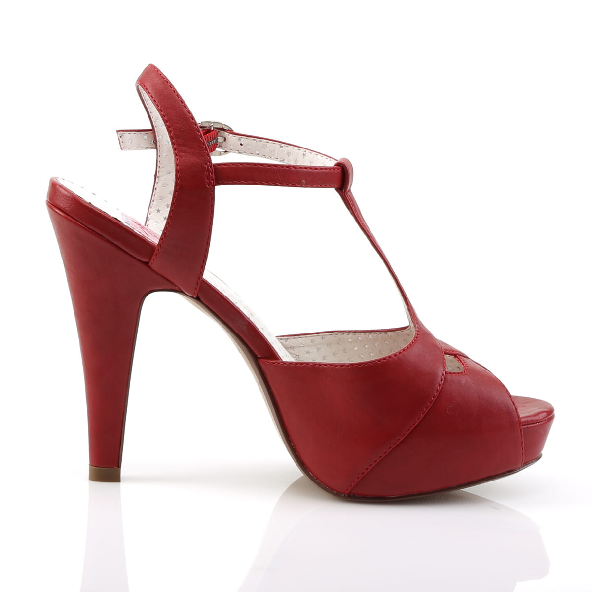 Pin Up Couture BETTIE-23 Damen Sandale Rot  EU 36