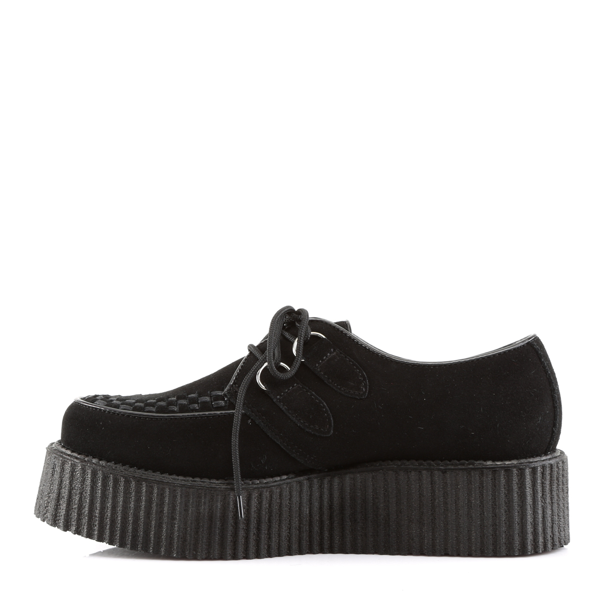 DemoniaCult CREEPER-402S Unisex Creeper Schwarz  EU 38