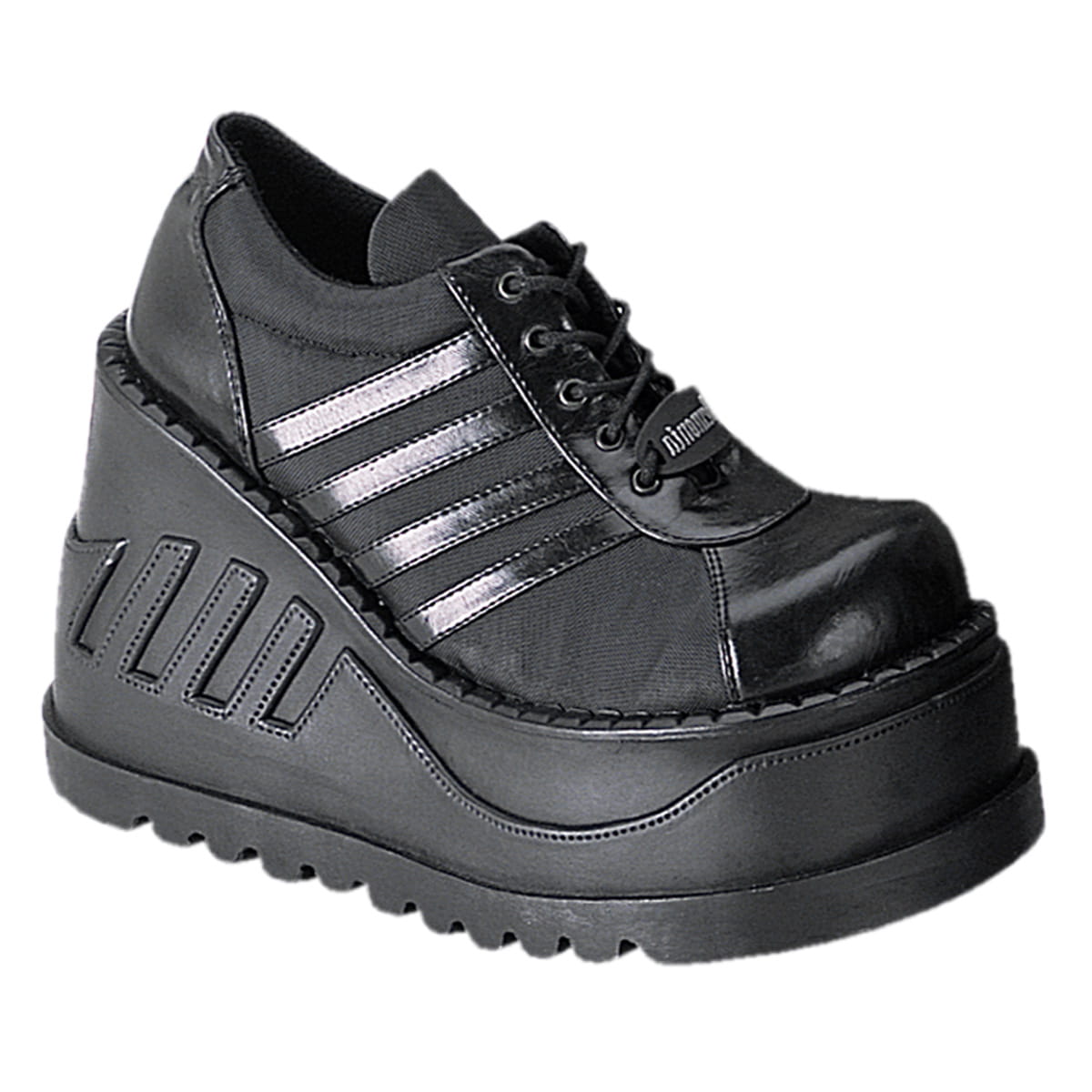 DemoniaCult STOMP-08 Damen Halbschuhe Schwarz  EU 38