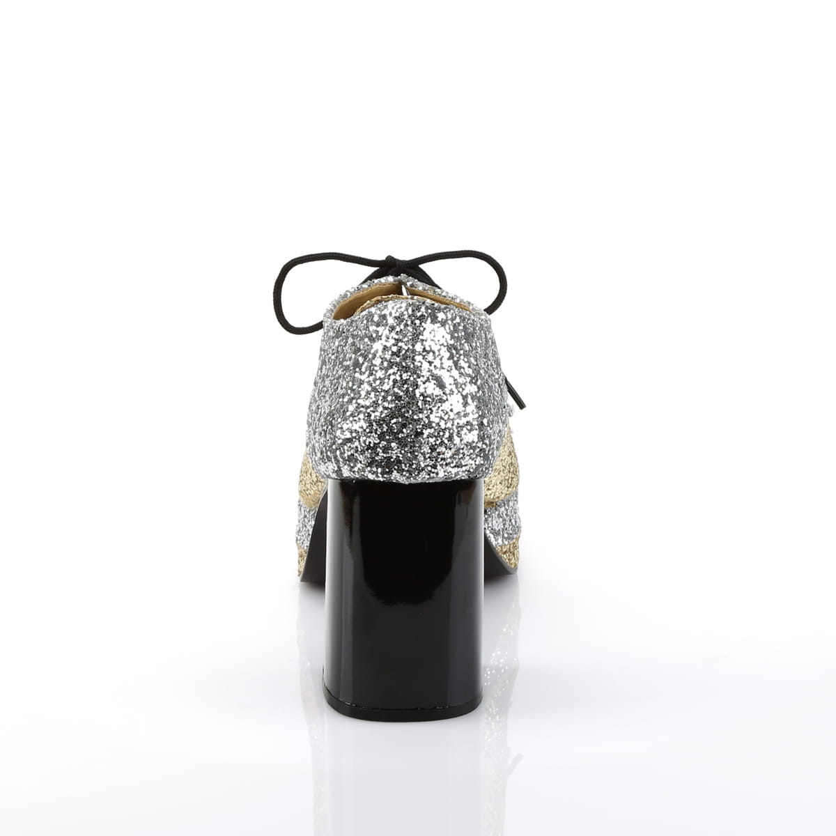 Funtasma GLAMROCK-02 Herren Halbschuh Silber Gold EU 40-41