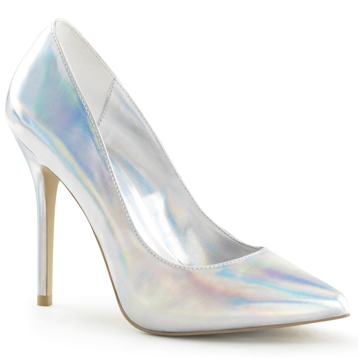Pleaser AMUSE-20 Damen Pumps Silber  EU 38