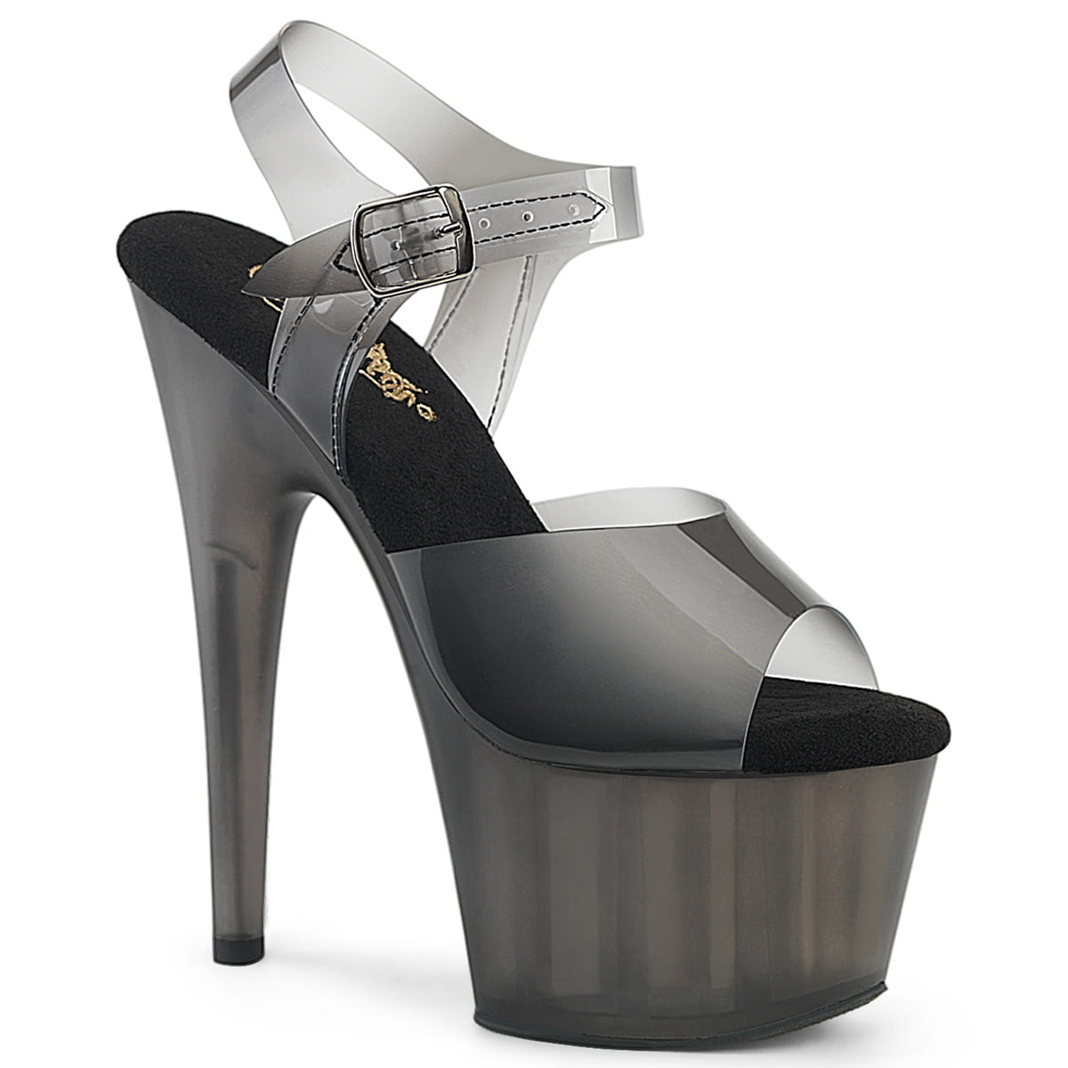 Pleaser ADORE-708N-T Damen Tinted Plateau Ankle Strap Sandale