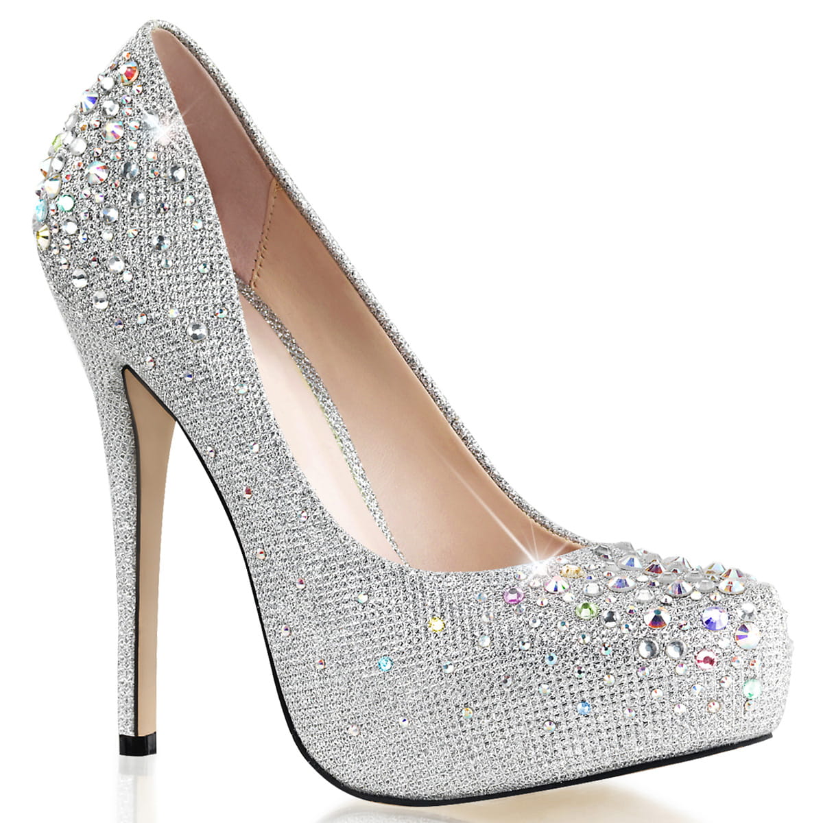 Fabulicious DESTINY-06R Damen Pumps Silber