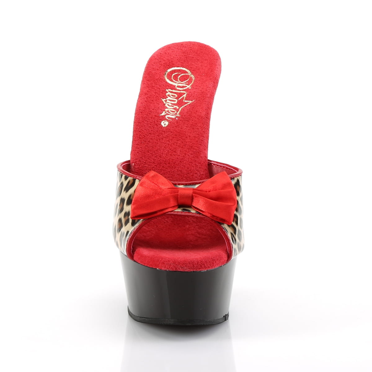 Pleaser DELIGHT-601-6 Damen Slipper Beige Leo EU 36