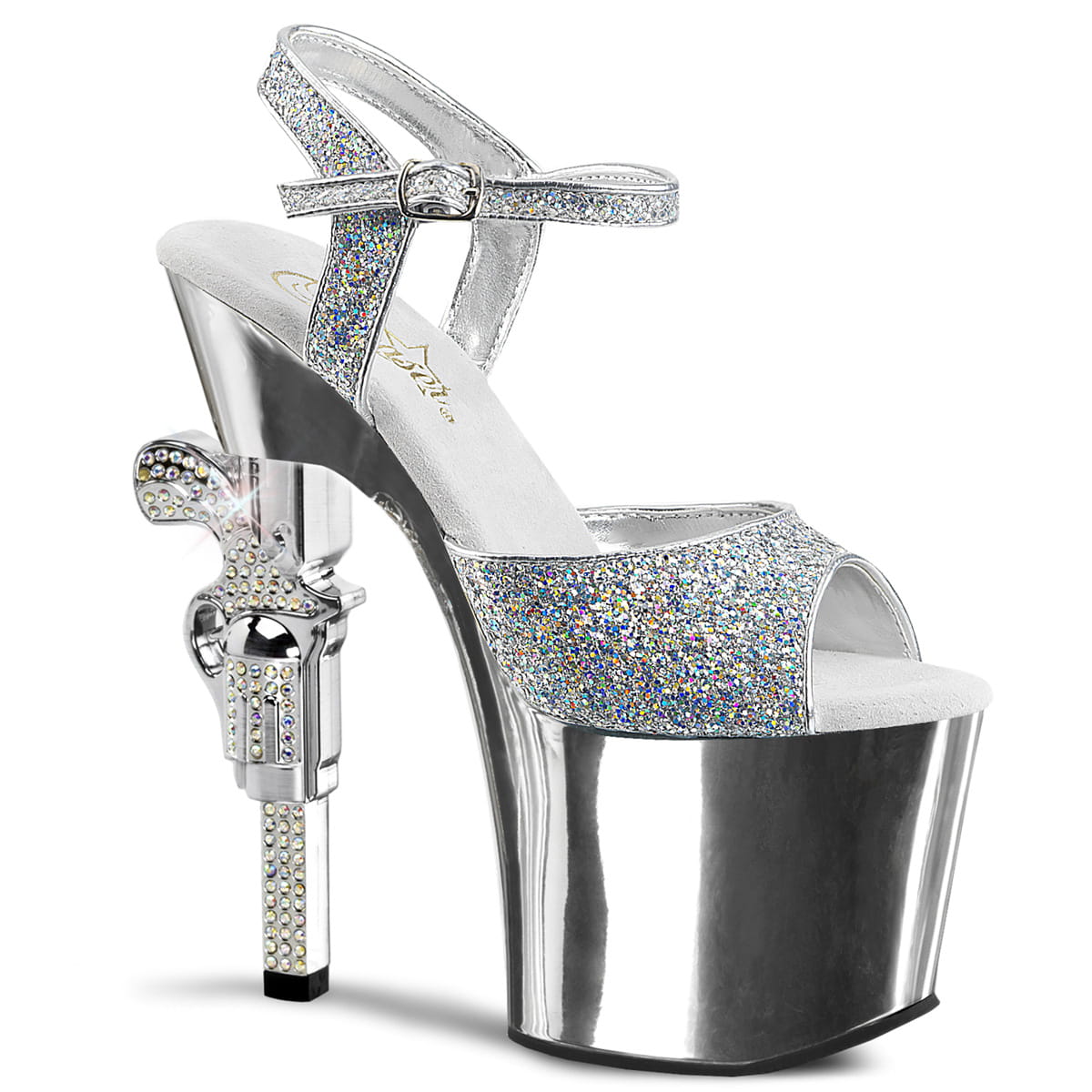 Pleaser REVOLVER-709G Damen Sandale