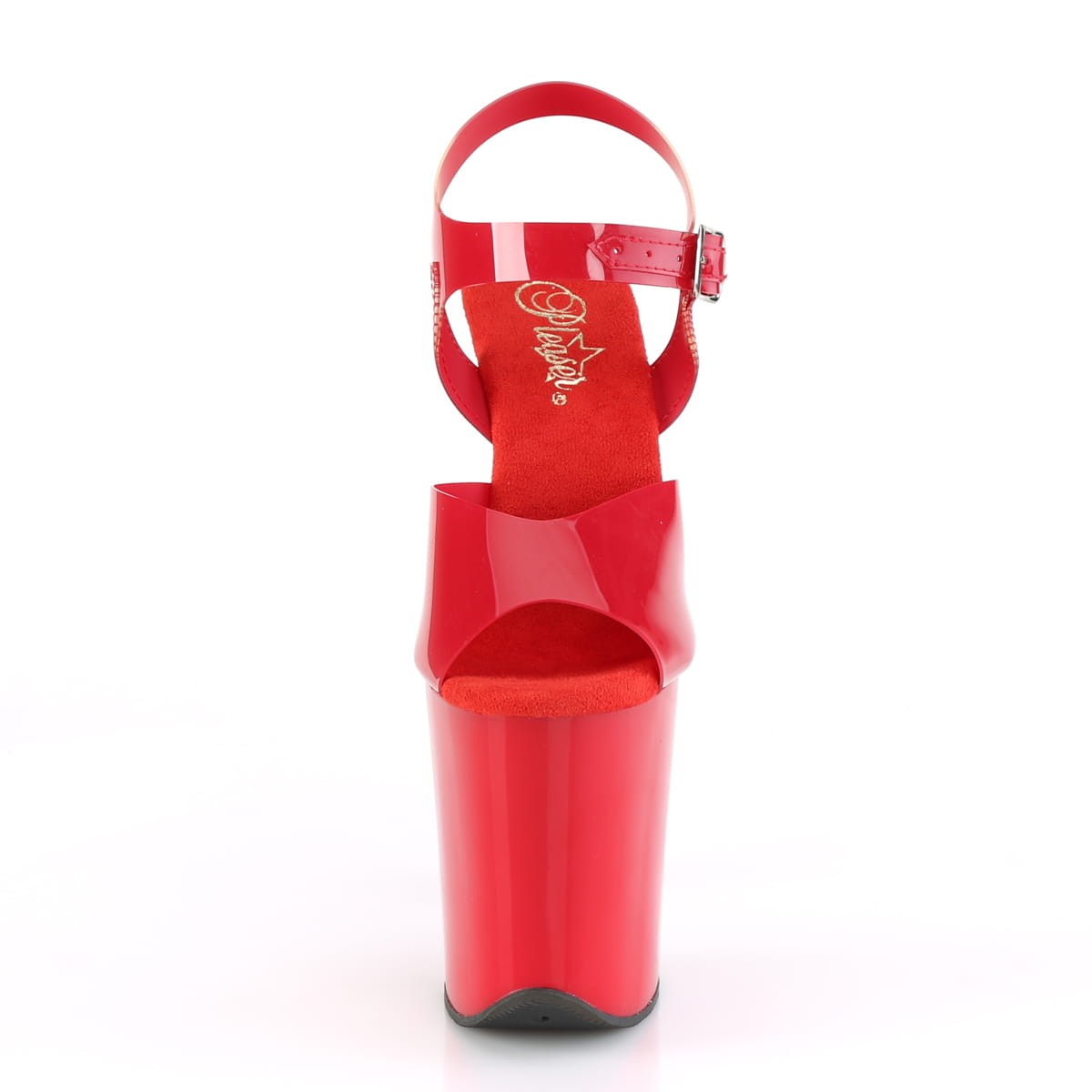 Pleaser FLAMINGO-808N Damen Sandale Rot  EU 35