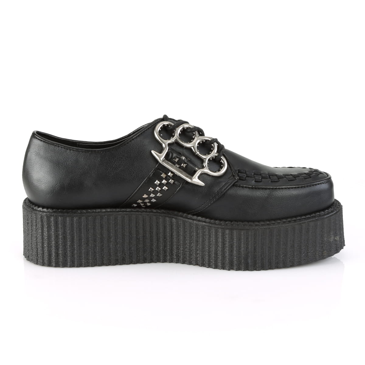 DemoniaCult V-CREEPER-516 Unisex Creeper Schwarz  EU 45