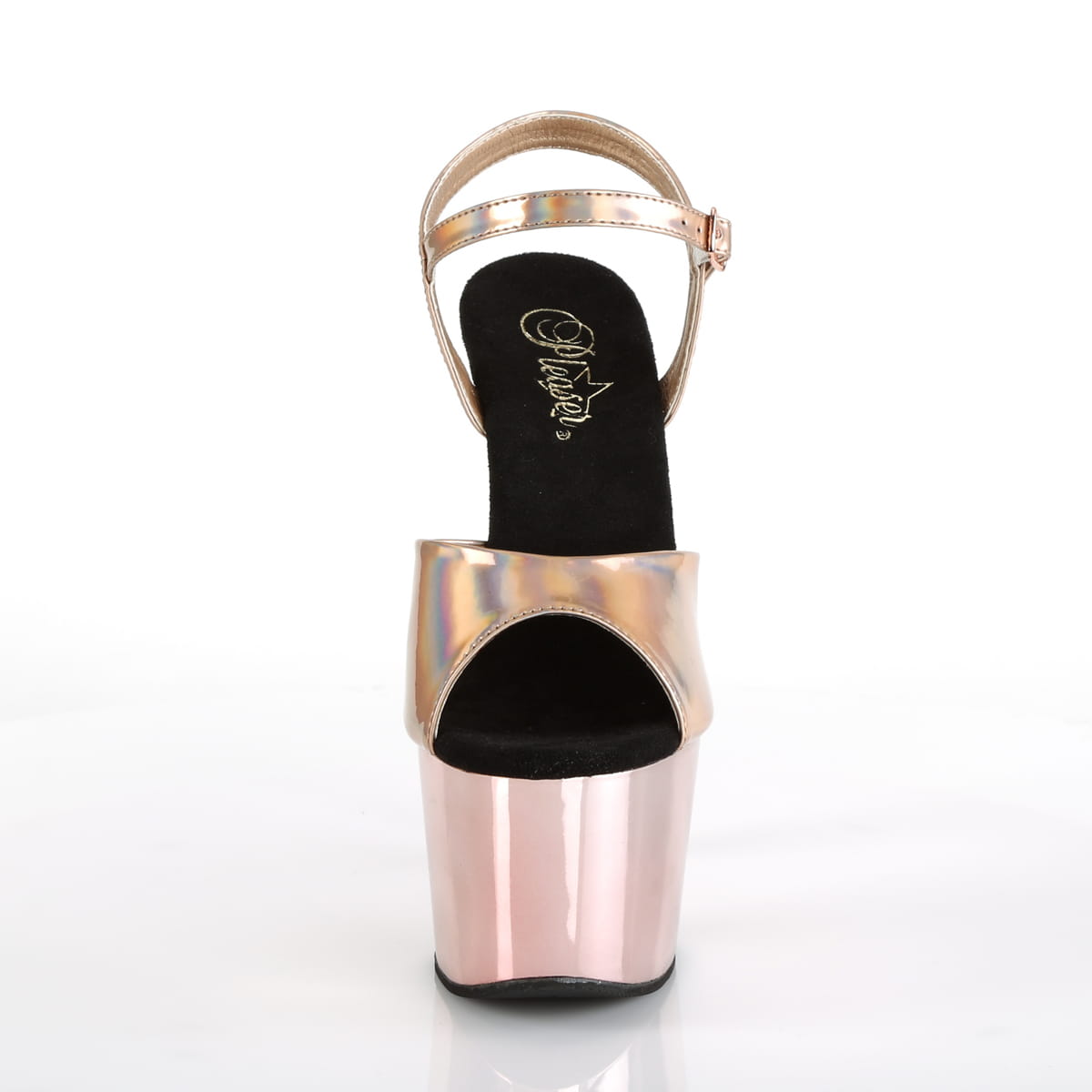 Pleaser ADORE-709HGCH Damen Sandale Roségold  EU 40