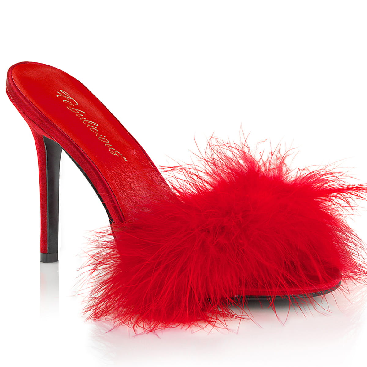 Fabulicious CLASSIQUE-01F Damen Slipper Rot  EU 36
