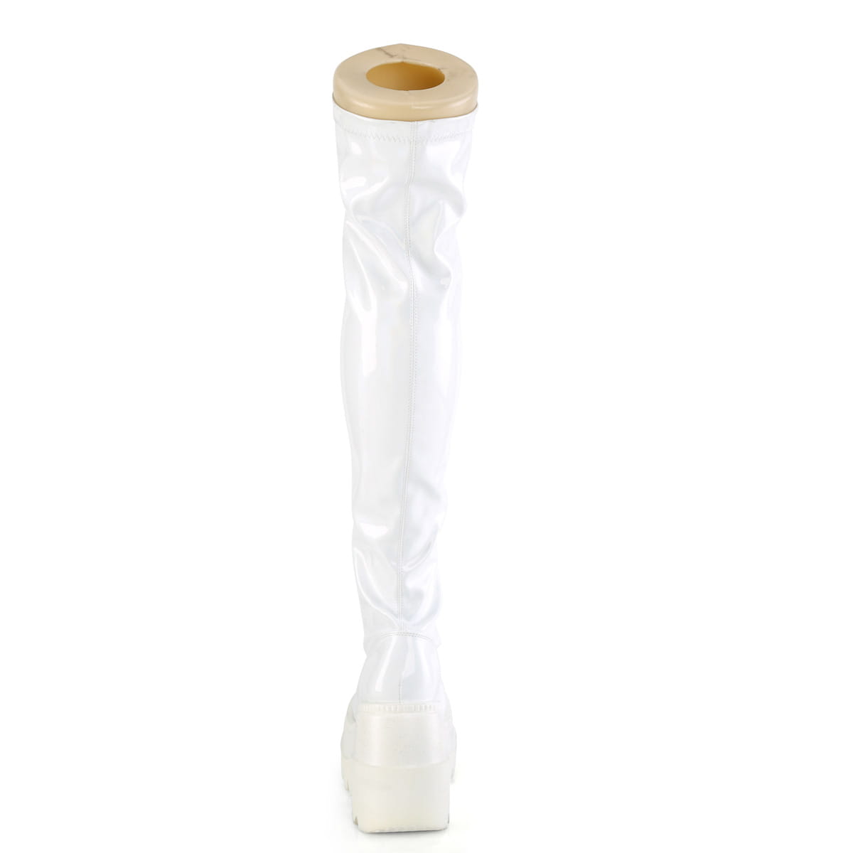 DemoniaCult SHAKER-374 Damen Stiefel Weiß  EU 36