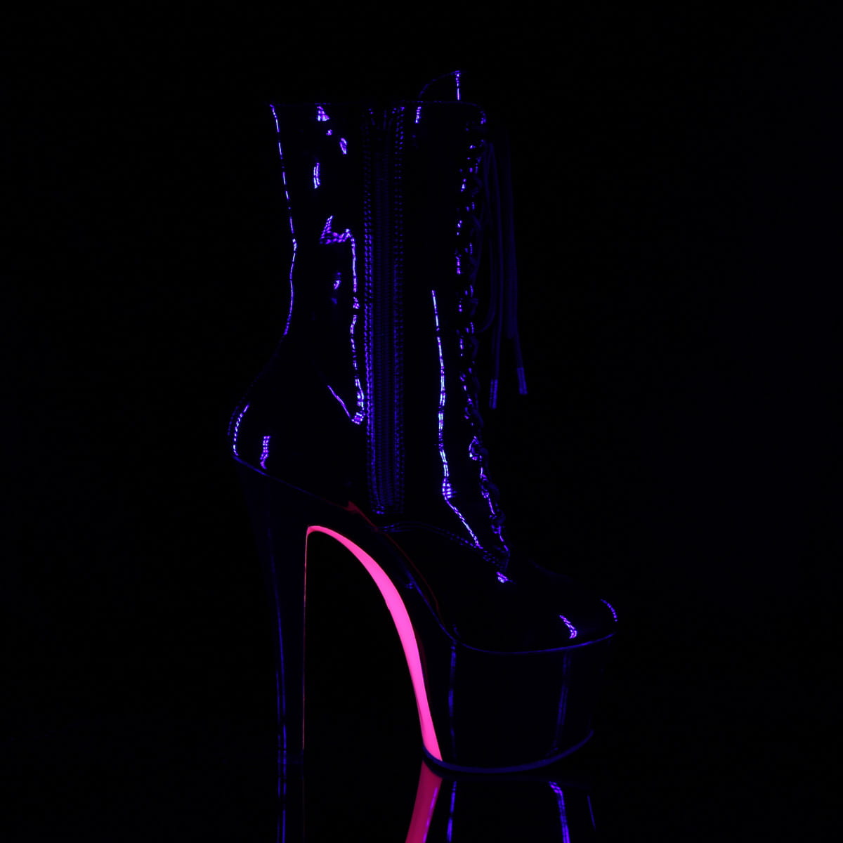 Pleaser SKY-1020TT Damen Stiefelette Schwarz  EU 39