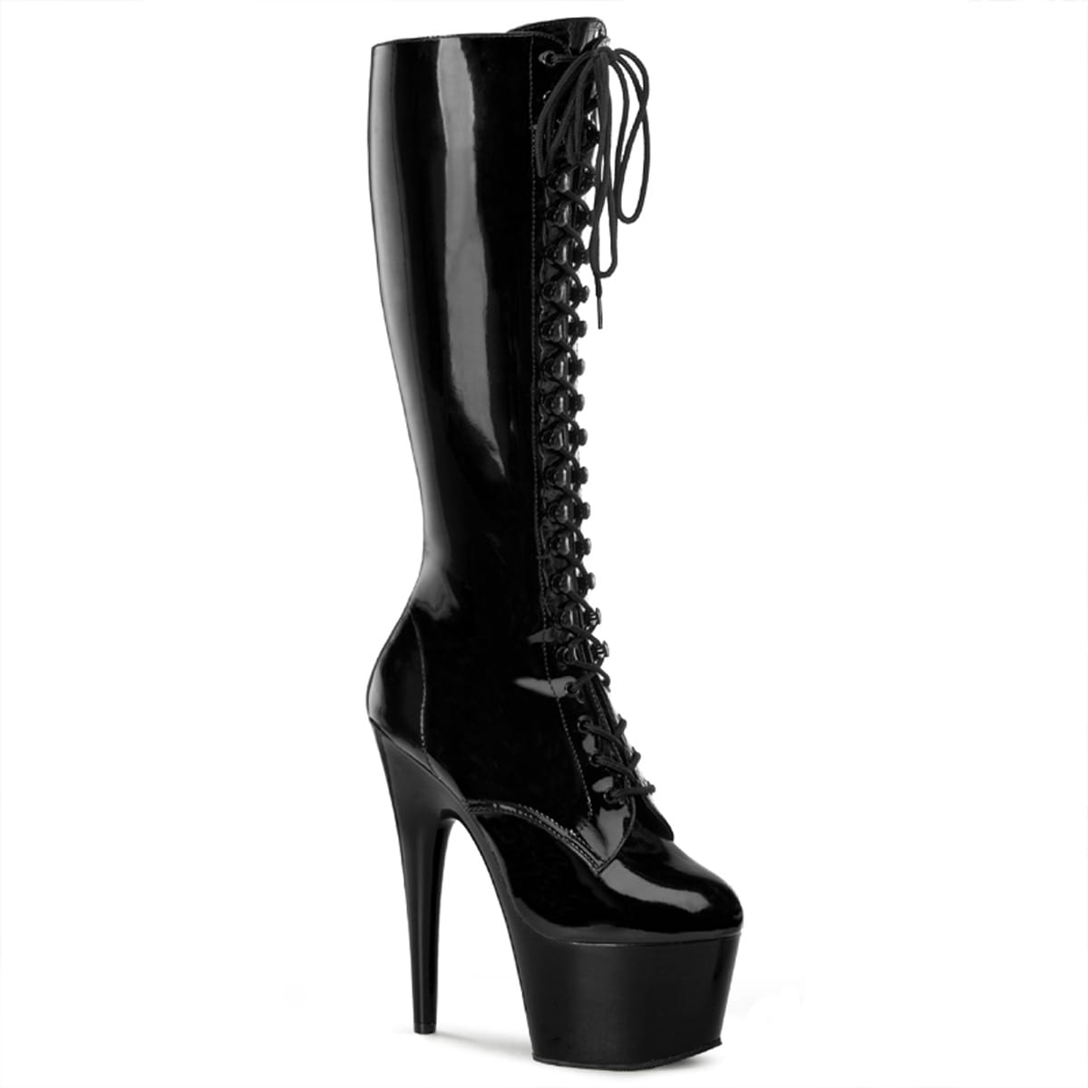 Pleaser ADORE-2023 Damen Stiefel Schwarz Lack EU 35