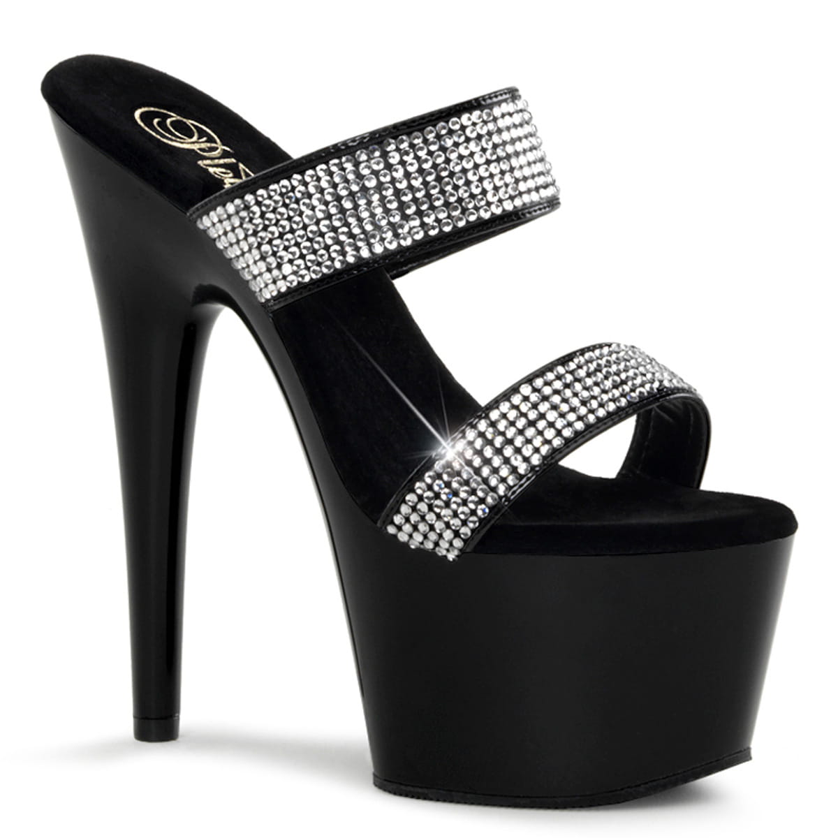 Pleaser ADORE-702-2 Damen Slipper Schwarz EU 39