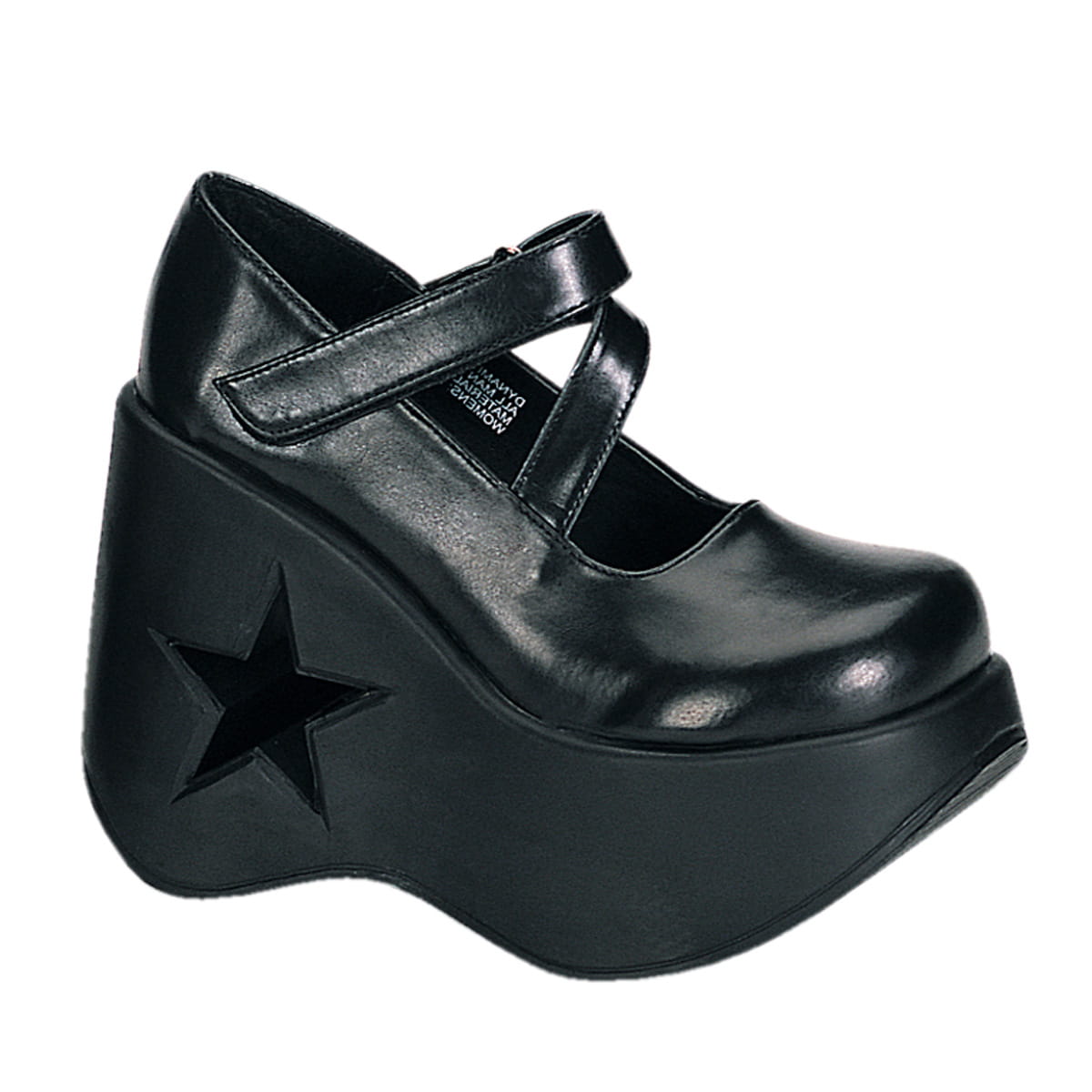 DemoniaCult DYNAMITE-03 Damen Sandale Schwarz