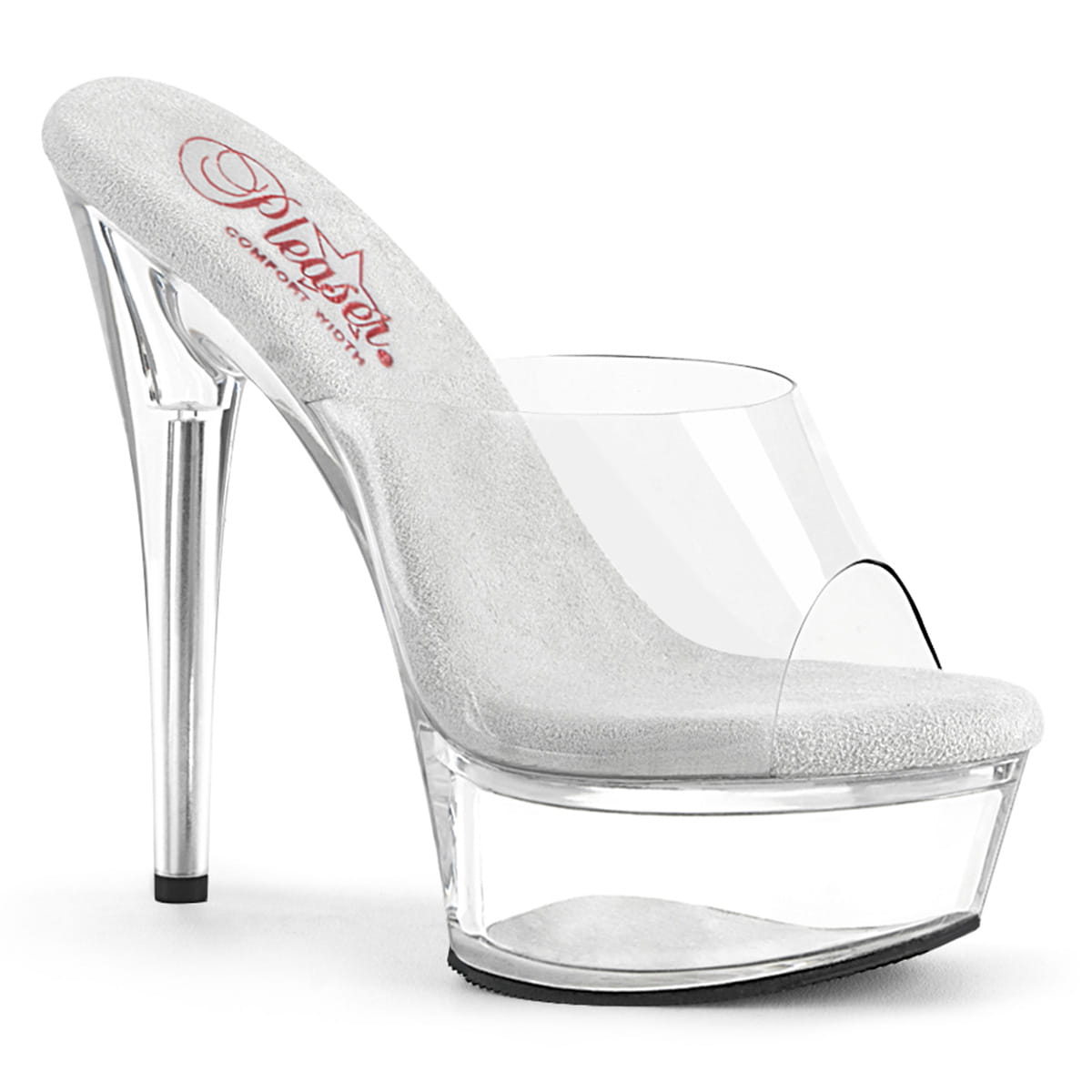 Pleaser EXCITE-601 Damen Slipper Transparent EU 36