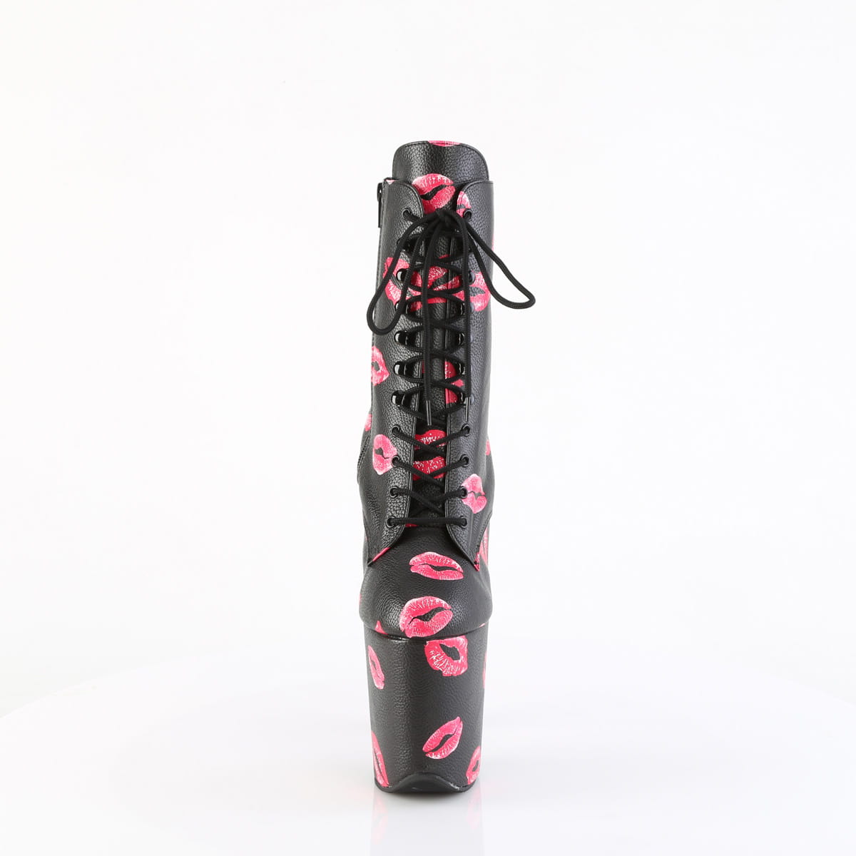 Pleaser FLAMINGO-1020KISSES Damen Stiefelette Schwarz  EU 35