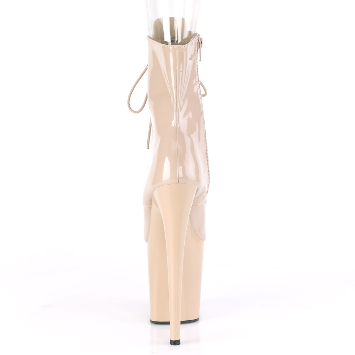 Pleaser FLAMINGO-1021 Damen Stiefelette Beige  EU 42