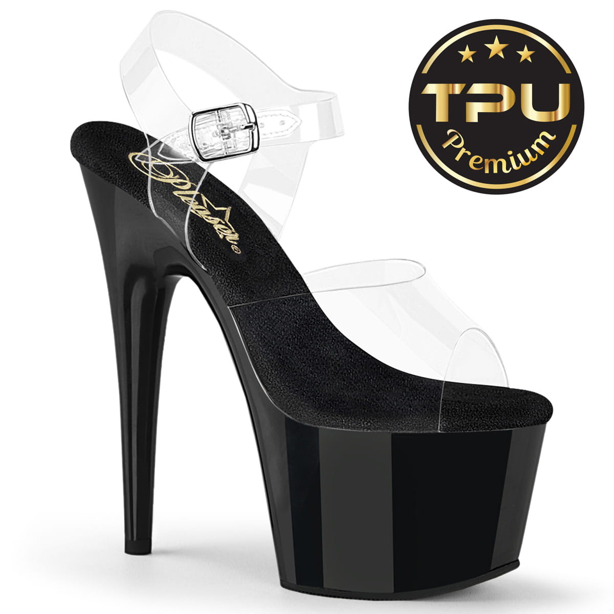 Pleaser ADORE-708PREM Damen Plateau Ankle Strap Sandale
