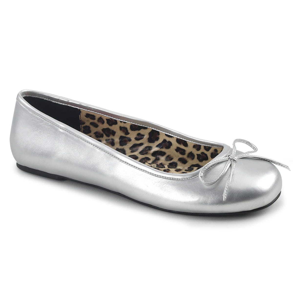 Pleaser Pink Label ANNA-01 Damen Flats Silber  EU 45