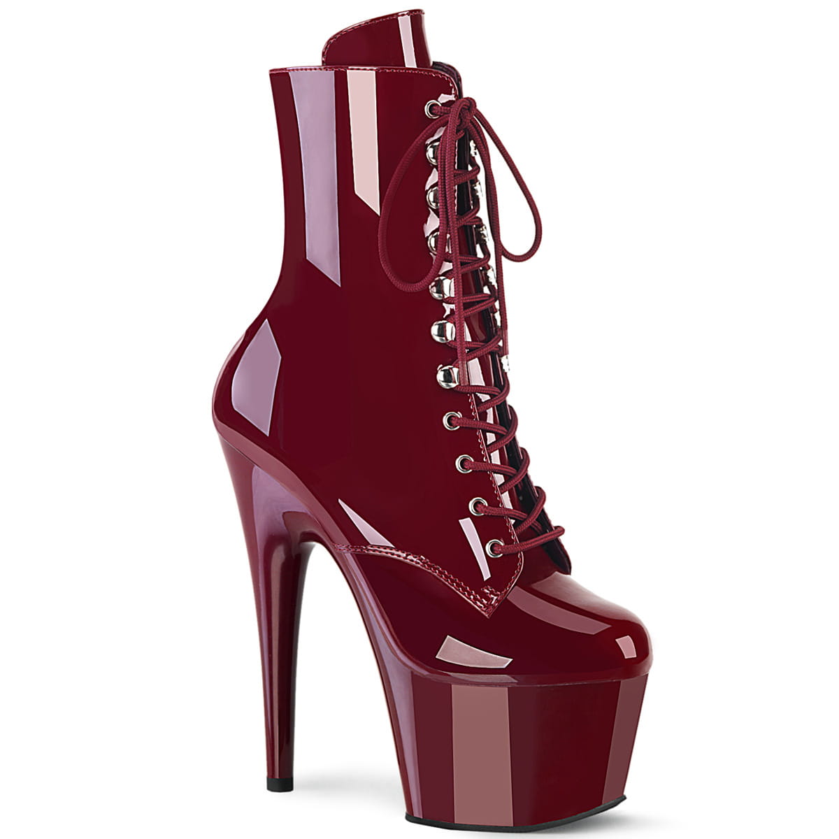 Pleaser ADORE-1020 Damen Stiefelette Dunkelrot  EU 36