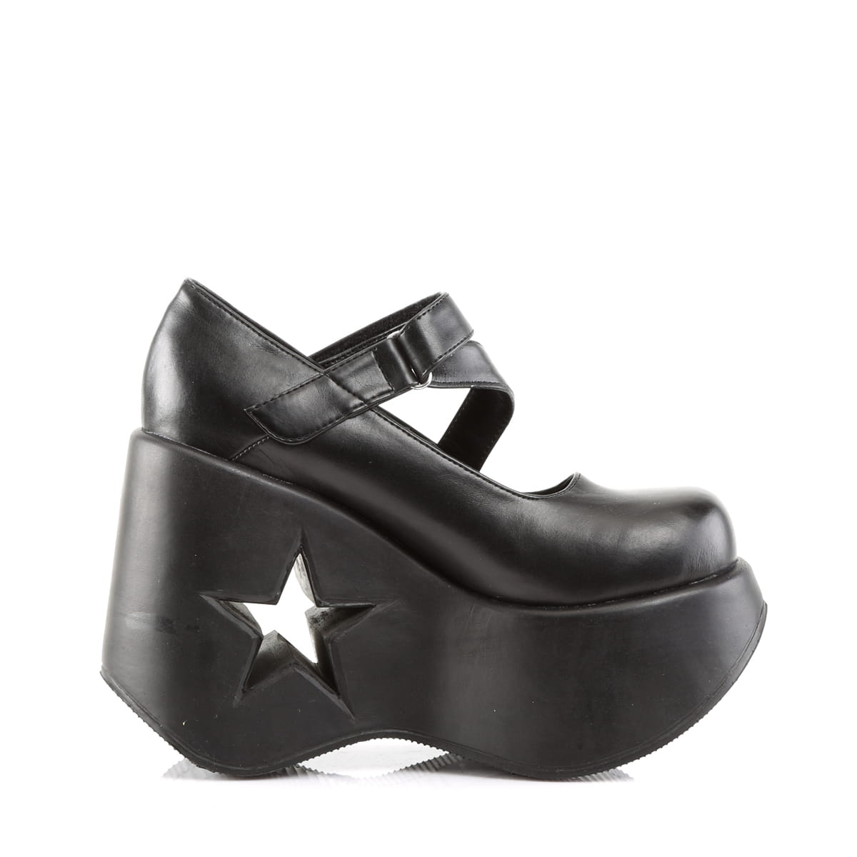 DemoniaCult DYNAMITE-03 Damen Sandale Schwarz  EU 42