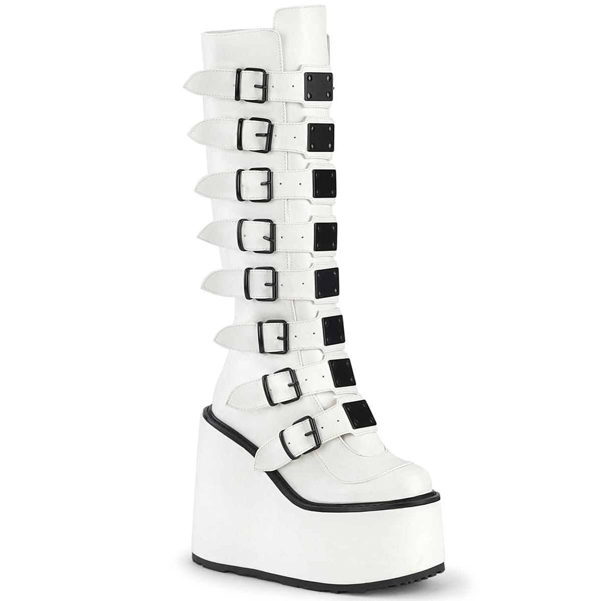 DemoniaCult SWING-815 Damen Stiefel Weiß  EU 41