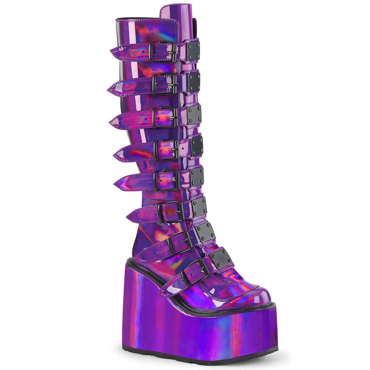 DemoniaCult SWING-815 Damen Stiefel Lila  EU 39