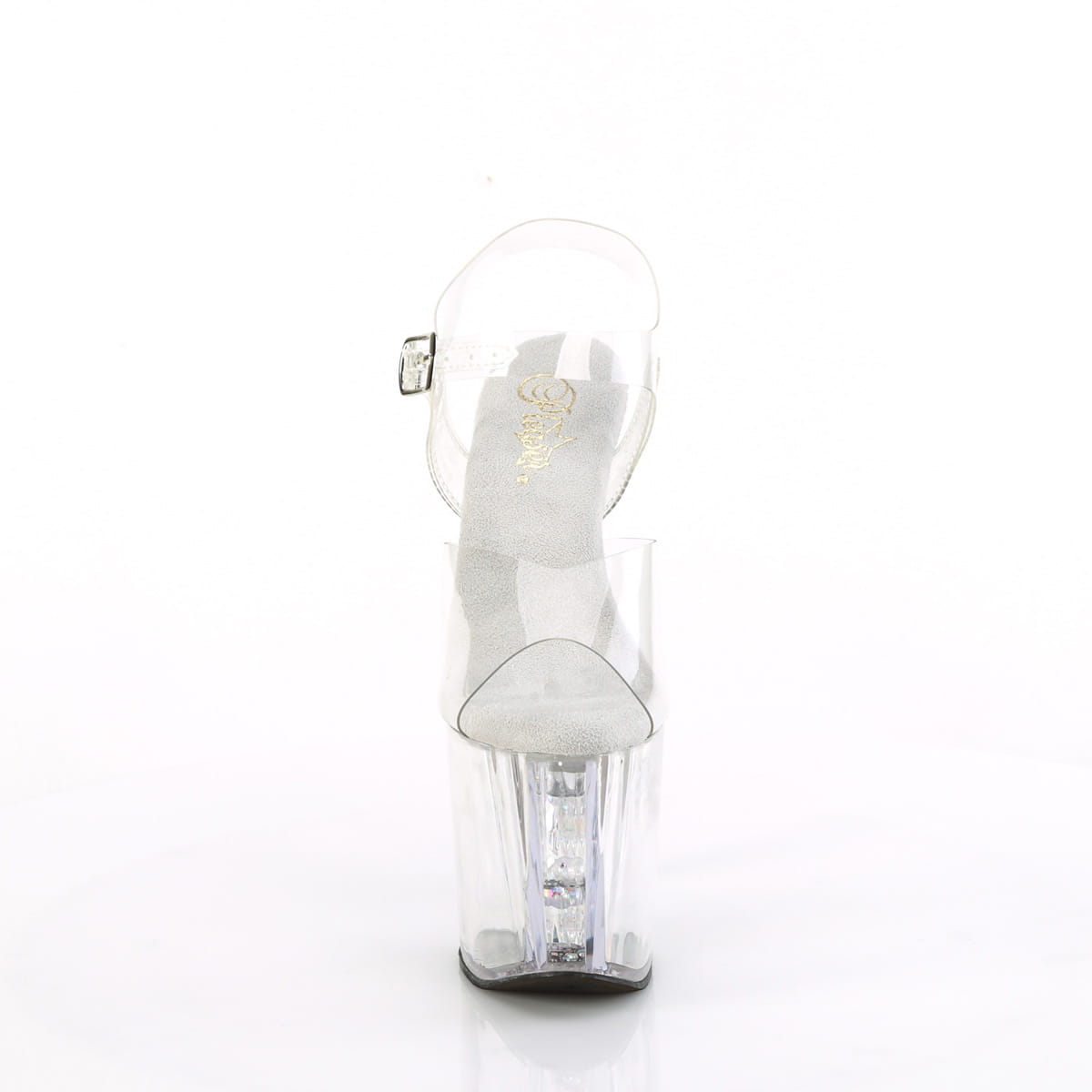 Pleaser ENCHANT-708AQUA-02 Damen Sandale Transparent  EU 38