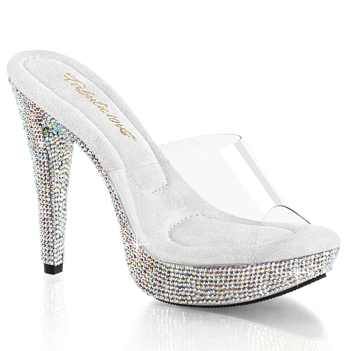 Fabulicious COCKTAIL-501DM Damen Slipper Transparent
