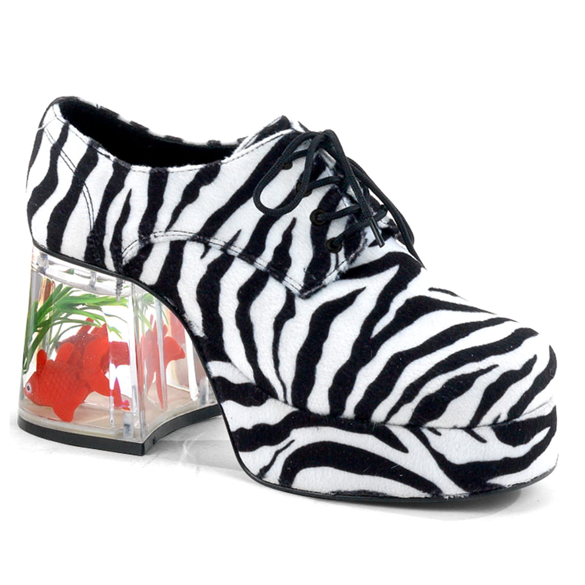 Funtasma PIMP-02 Herren Halbschuh Zebra  EU 42-43