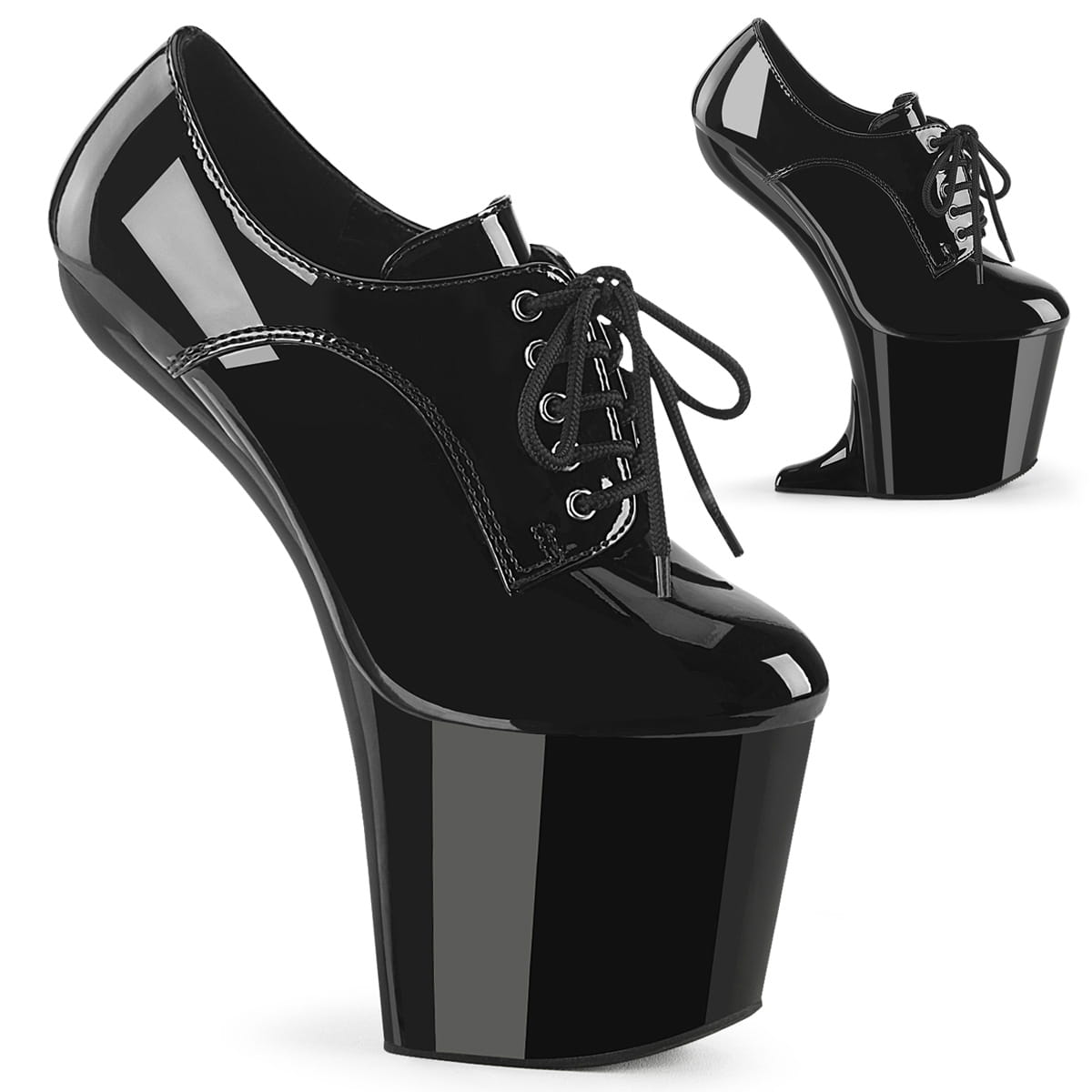 Pleaser CRAZE-860 Damen Halbschuh Schwarz EU 38