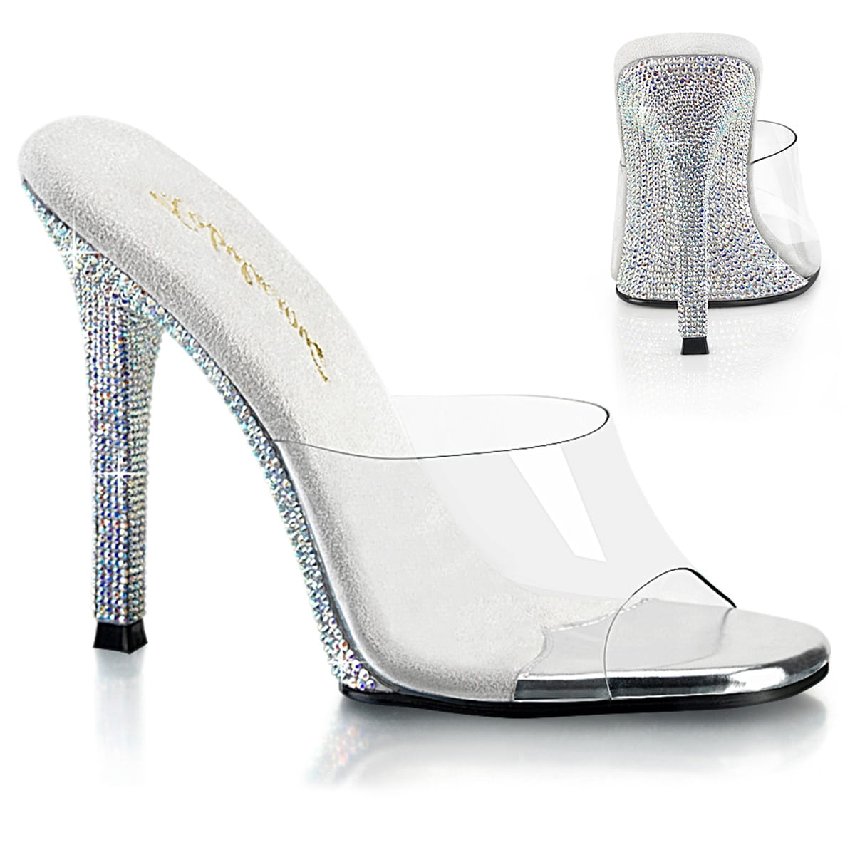 Fabulicious GALA-01DM Damen Slipper Transparent