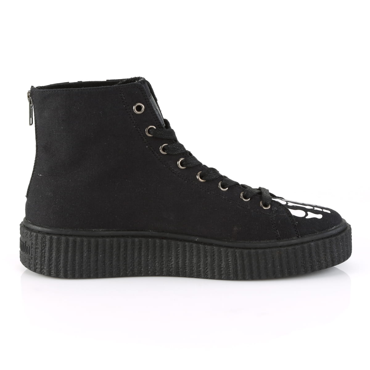 DemoniaCult SNEEKER-252 Unisex Creeper Schwarz  EU 37