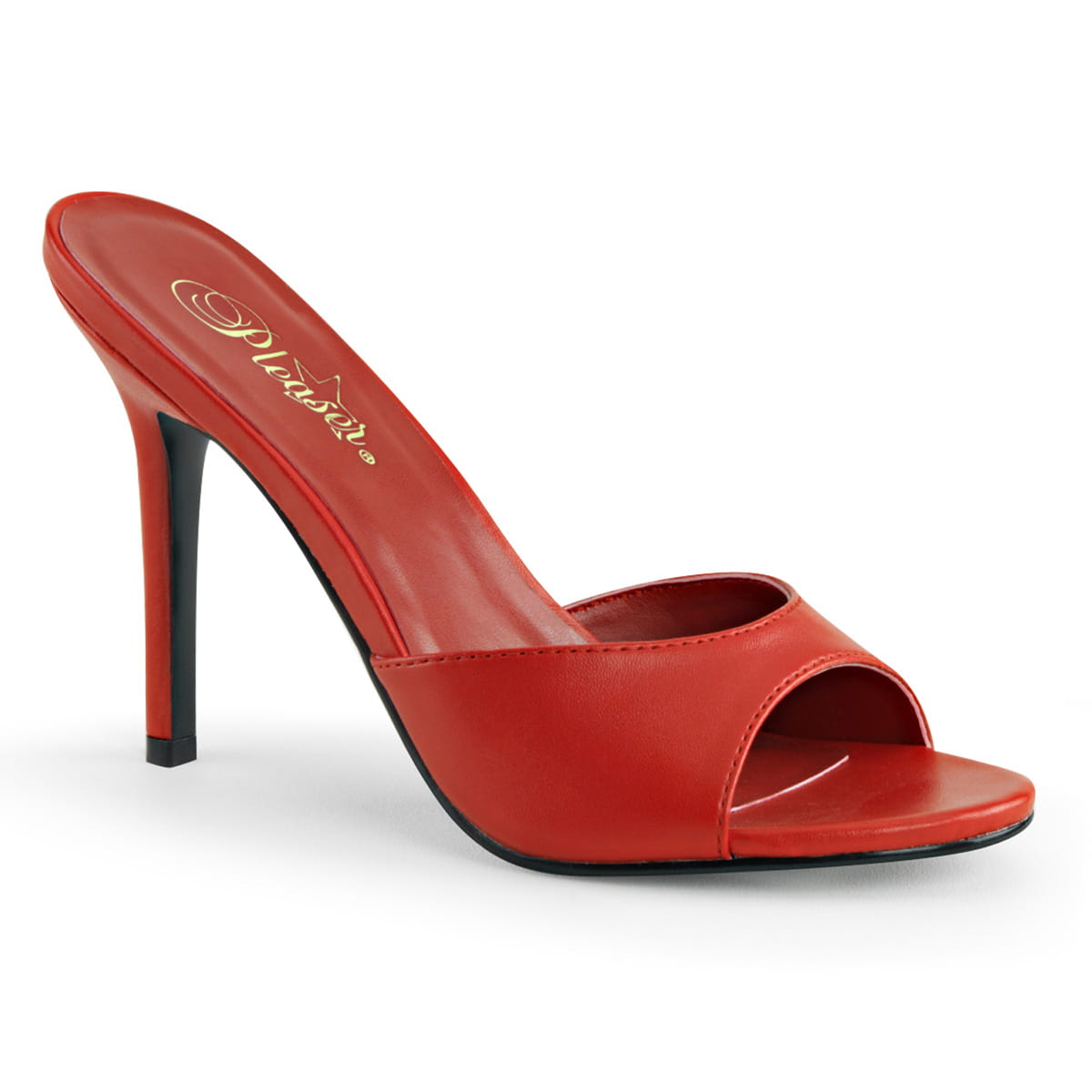 Pleaser CLASSIQUE-01 Damen Slipper Rot EU 37