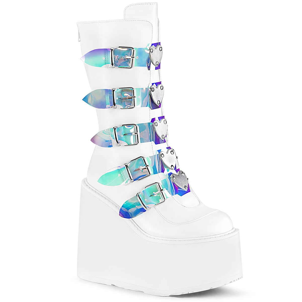 DemoniaCult SWING-230 Damen Stiefel Weiß  EU 40