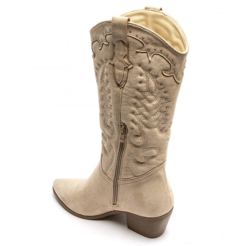 PEACHBOOTS Boho Western Boot Beige geprägt mit Nieten 41, Bekleidung, Schuhwerk, Schuh, Stiefel, Cowboy-Stiefel, Bekleidung, Schuhwerk, Schuh, Stiefel, Cowboy-Stiefel, Bekleidung, Schuhwerk, Schuh, Stiefel, Cowboy-Stiefel, Bekleidung, Schuhwerk, Schuh, St