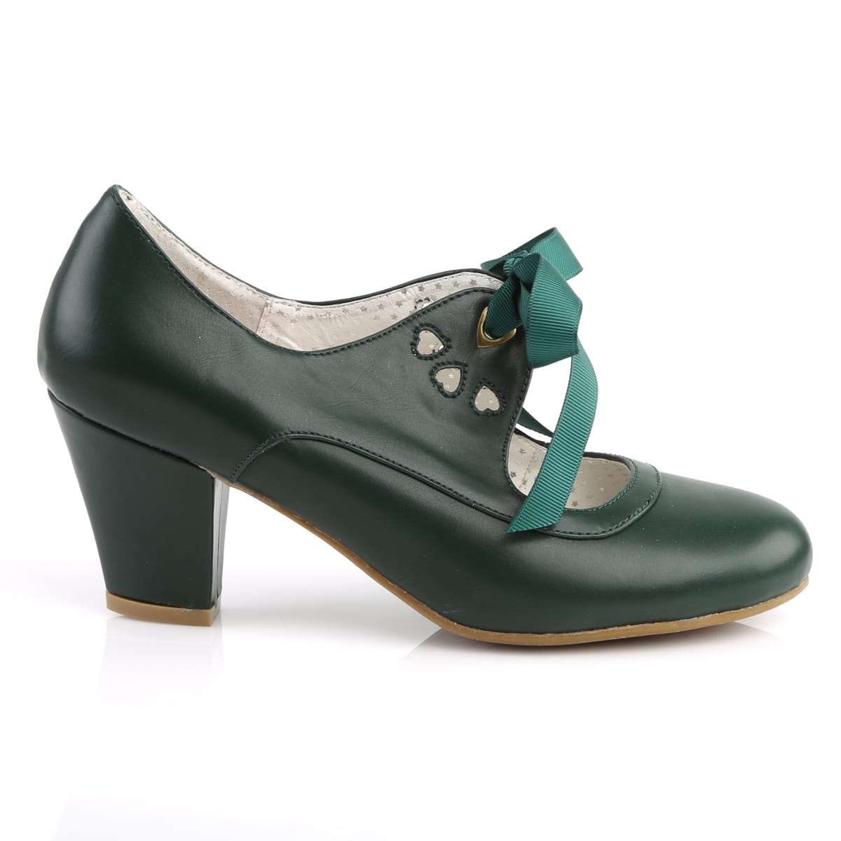 Pin Up Couture WIGGLE-32 Damen Pumps Dunkelgrün  EU 36