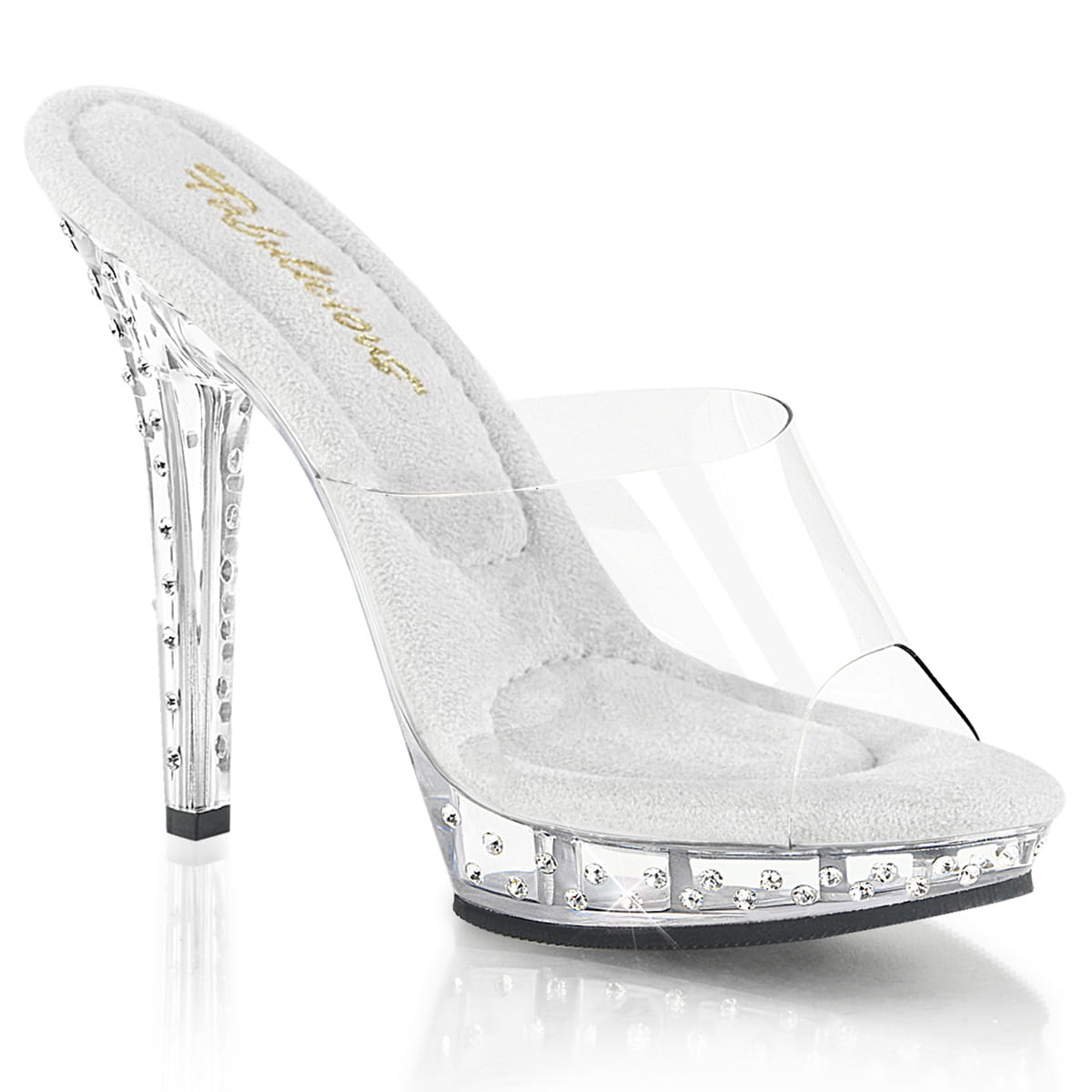 Fabulicious LIP-101SDT Damen Slipper Transparent