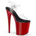 Transparent Schwarz Rot