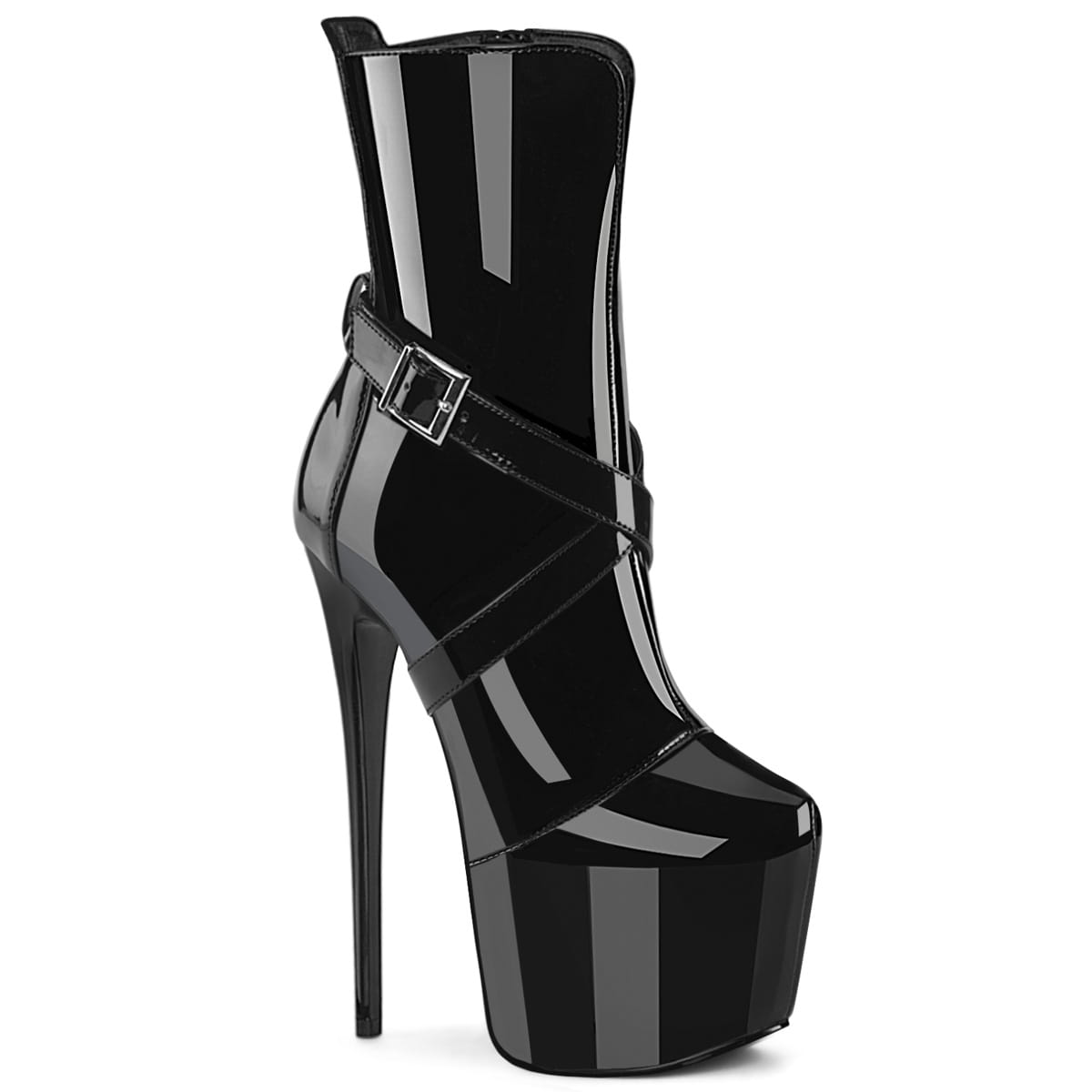 Pleaser JUBILANT-1011 Damen Secret Plateau Stiefelette seitlicher Reißverschluss