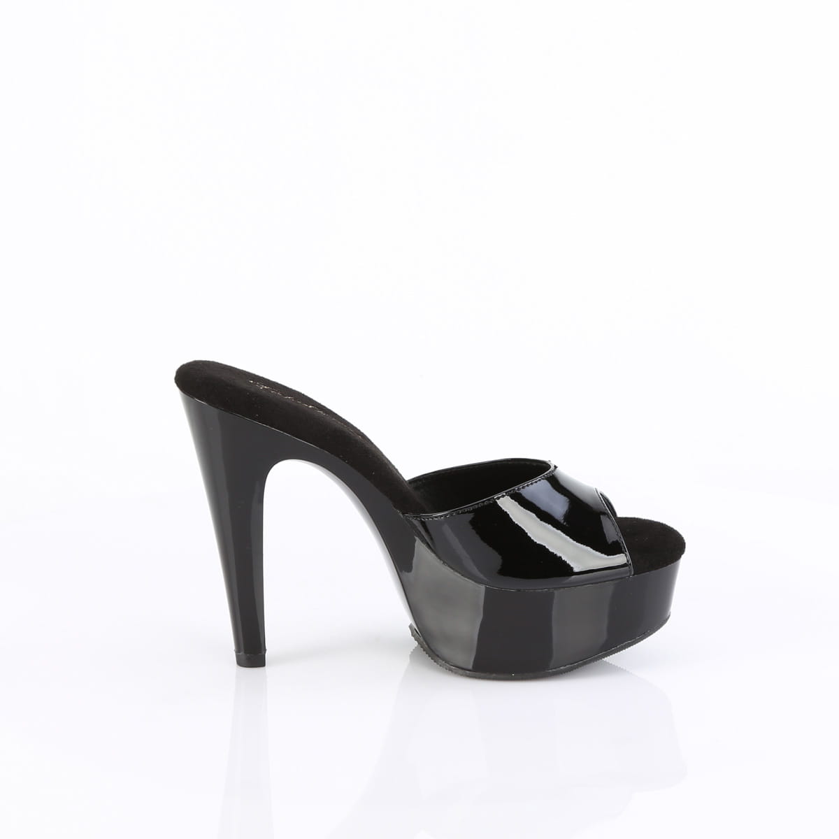 Fabulicious MARTINI-501 Damen Slipper Schwarz Lack EU 38