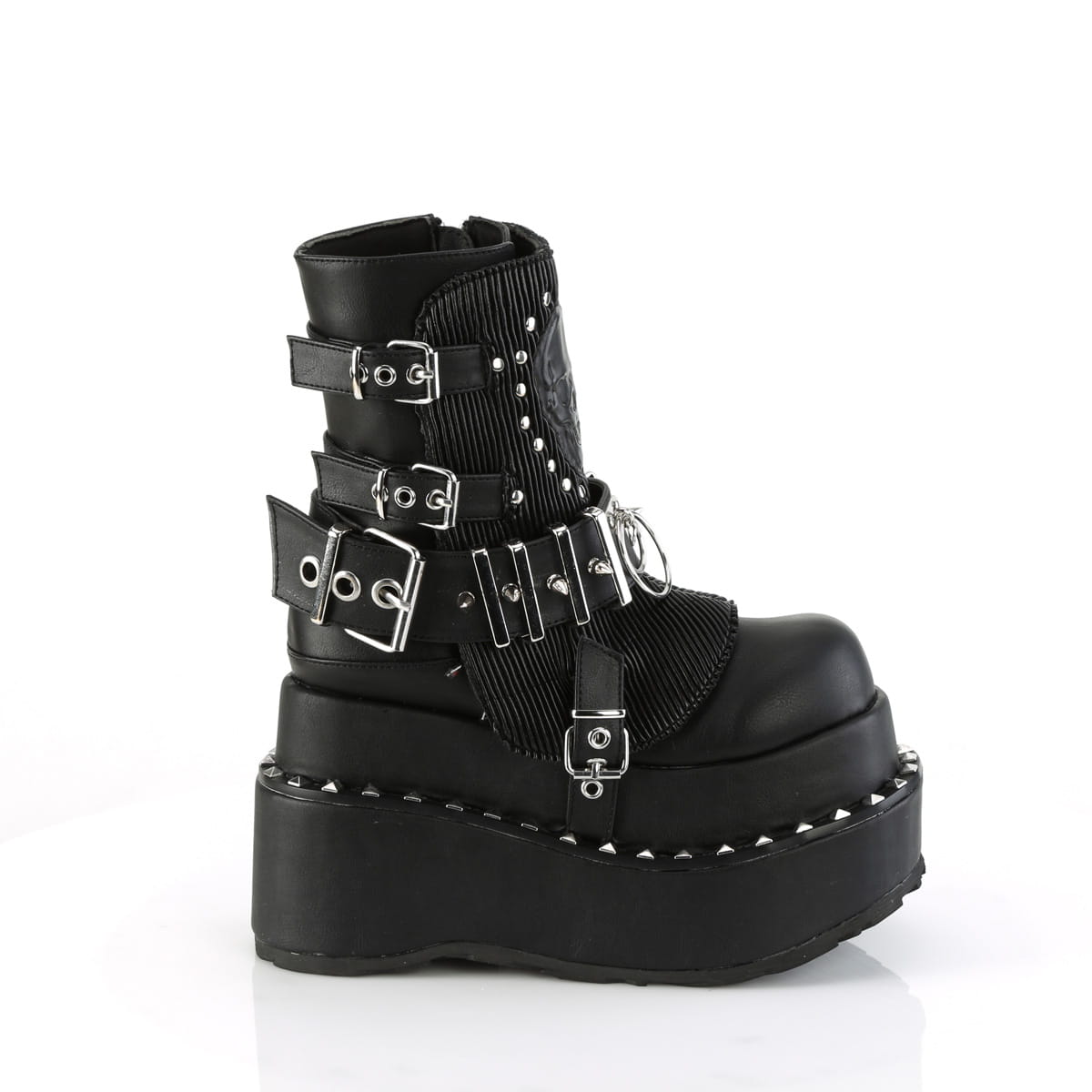 DemoniaCult BEAR-150 Damen Stiefelette Schwarz  EU 38