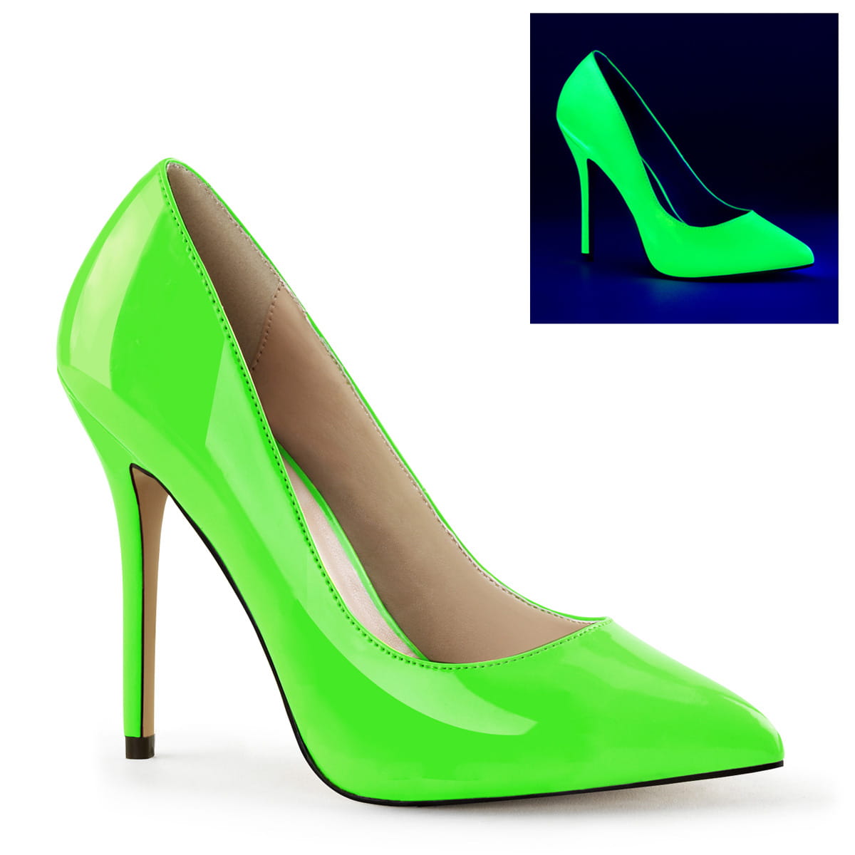 Pleaser AMUSE-20 Damen Pumps Grün  EU 41