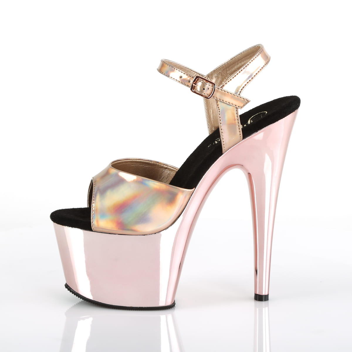 Pleaser ADORE-709HGCH Damen Sandale Roségold  EU 40