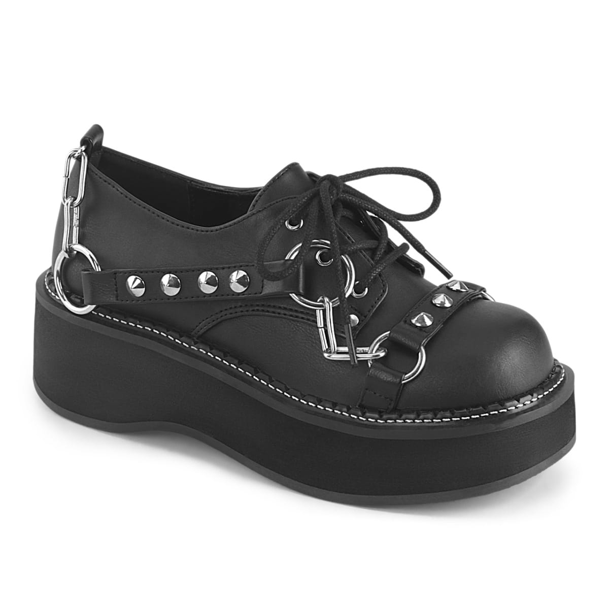 DemoniaCult EMILY-32 Damen Halbschuh Schwarz EU 38