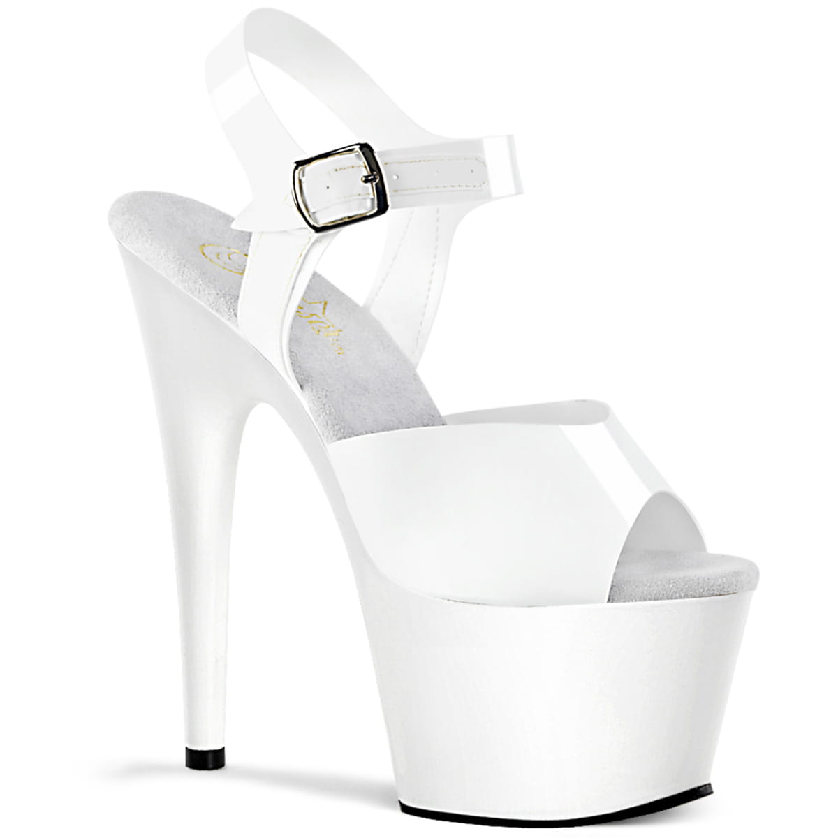 Pleaser ADORE-708N Damen Sandale Weiß EU 37