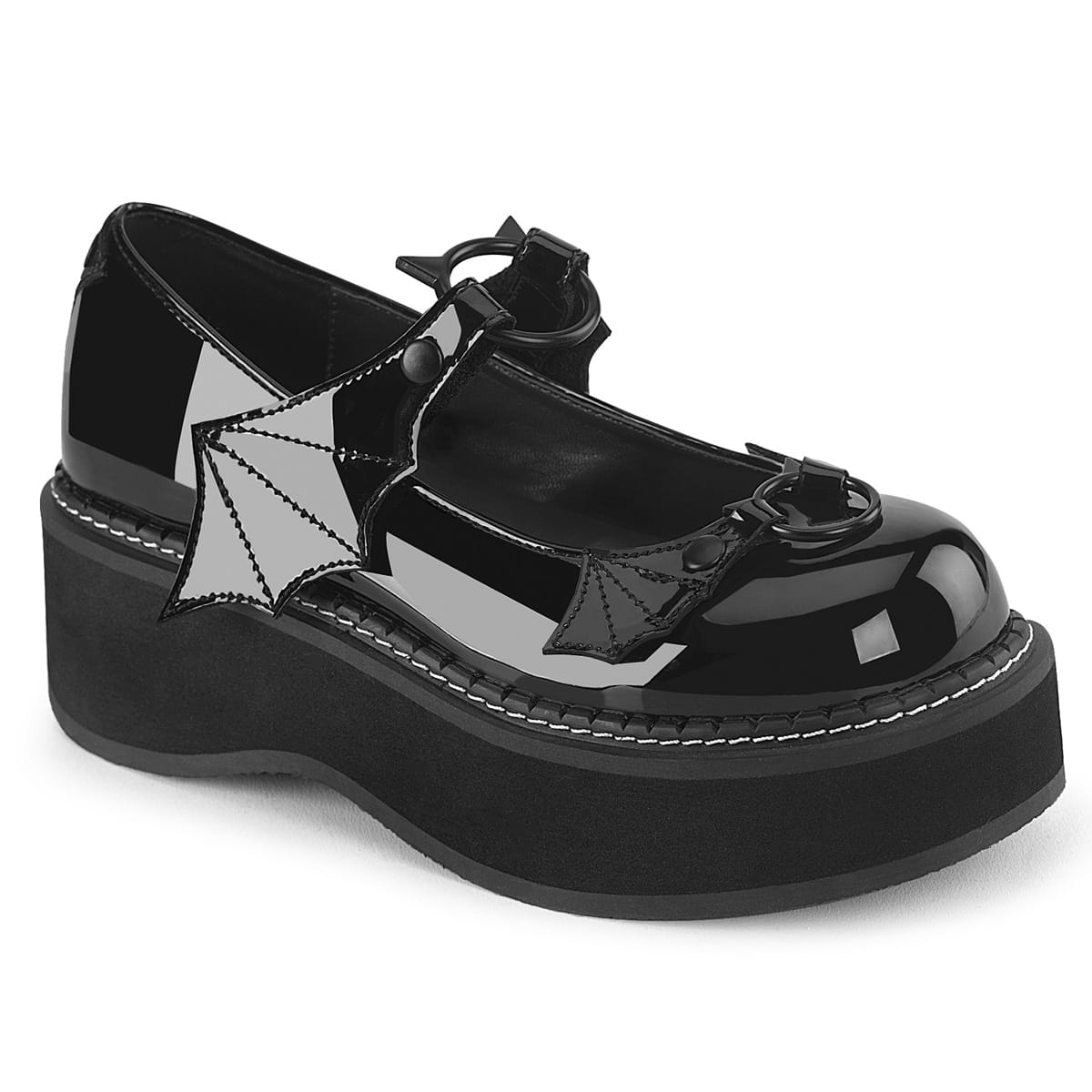DemoniaCult EMILY-23 Damen Sandale Schwarz