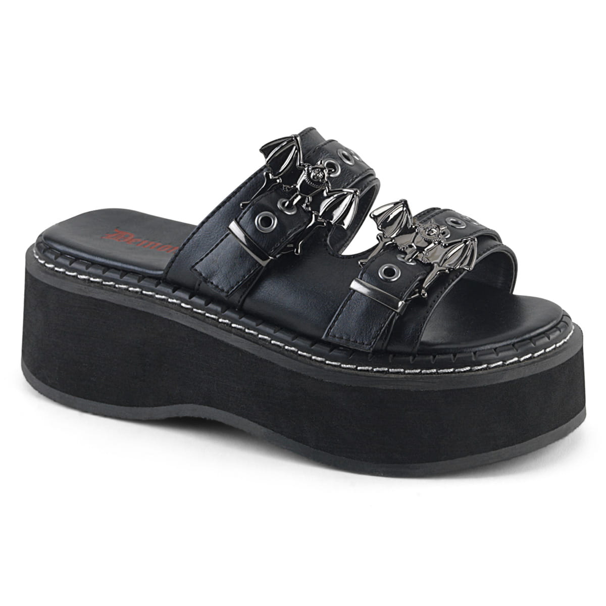 DemoniaCult EMILY-100 Damen Sandale Schwarz