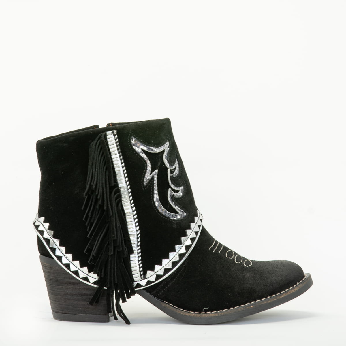 NEMONIC Boho Wildleder Fransen Booties Ante Negro Schwarz Silber 2108 - 40, Bekleidung, Schuhwerk, Schuh, Hoher Absatz, Bekleidung, Schuhwerk, Schuh, Hoher Absatz, Bekleidung, Schuhwerk, Schuh, Hoher Absatz, Bekleidung, Schuhwerk, Schuh, Hoher Absatz, Bek