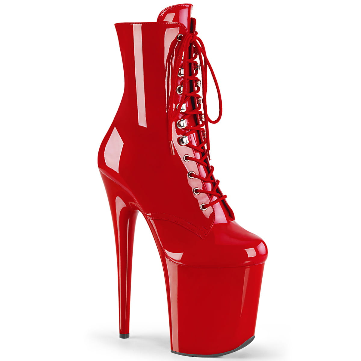 Pleaser FLAMINGO-1020 Damen Stiefelette Rot Rot EU 40